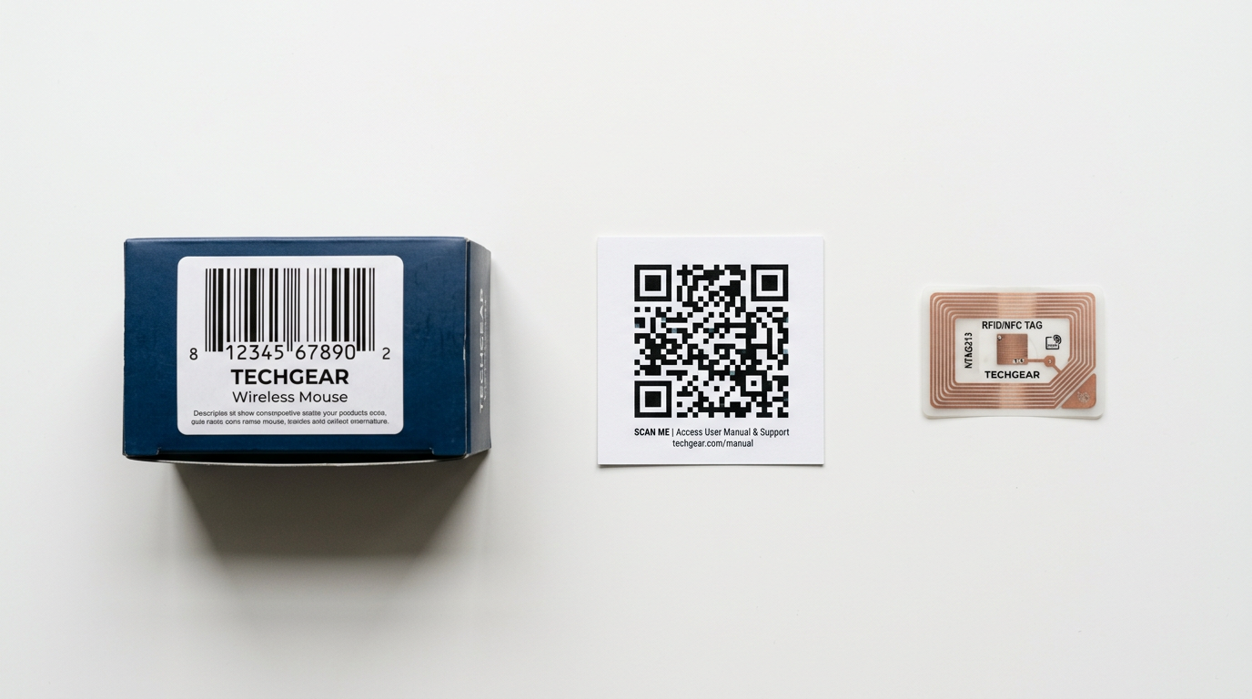 Barcode vs QR Code vs RFID: Which Technology Do You Need?