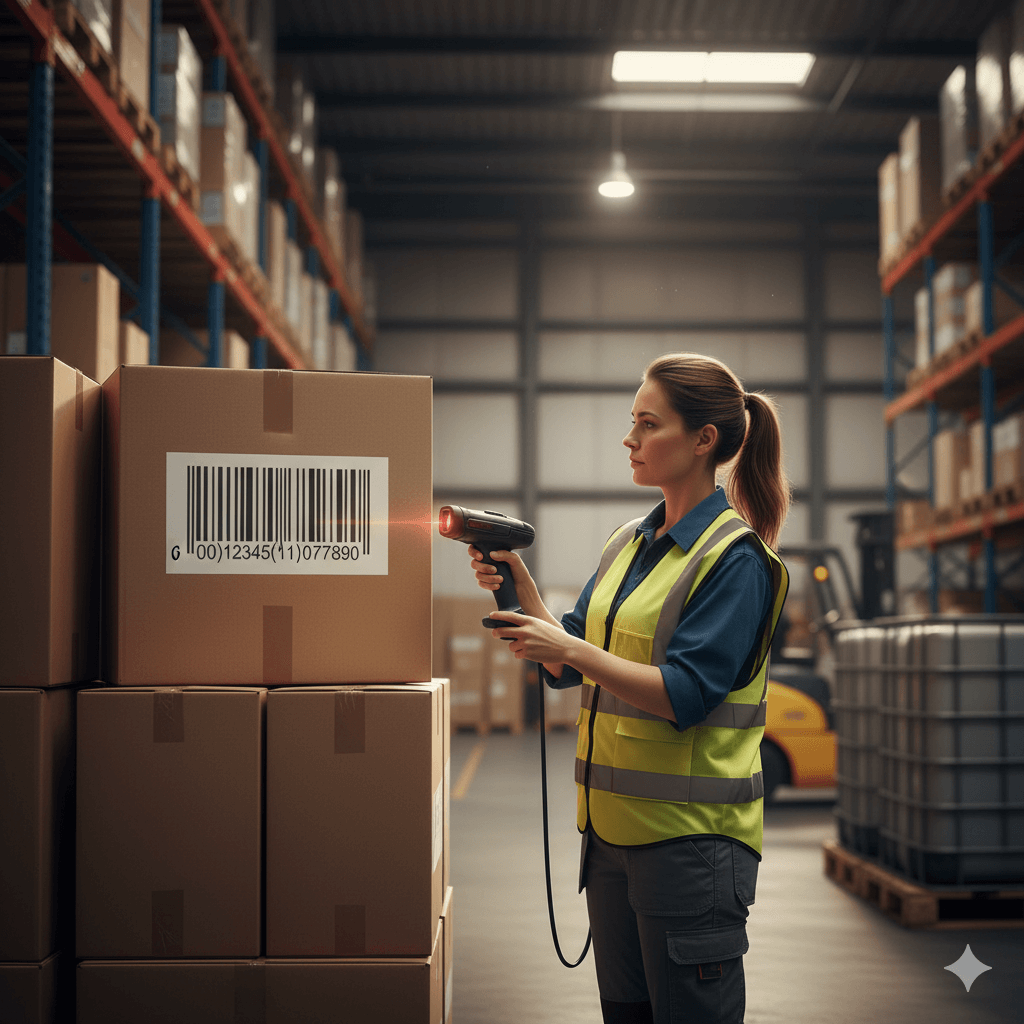 Barcode in warehouse environment